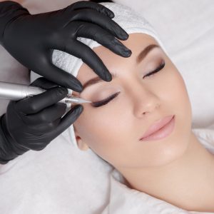 Permanent makeup treatment