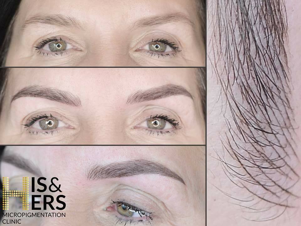 eyebrows microblading permanent makeup